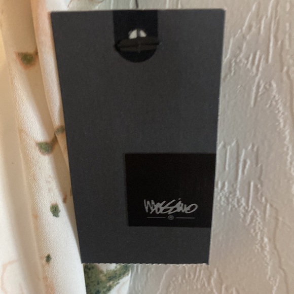 Dress, Green/Wht/Peach, S - Picture 4 of 7